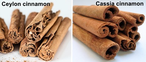 Types of cinnamon