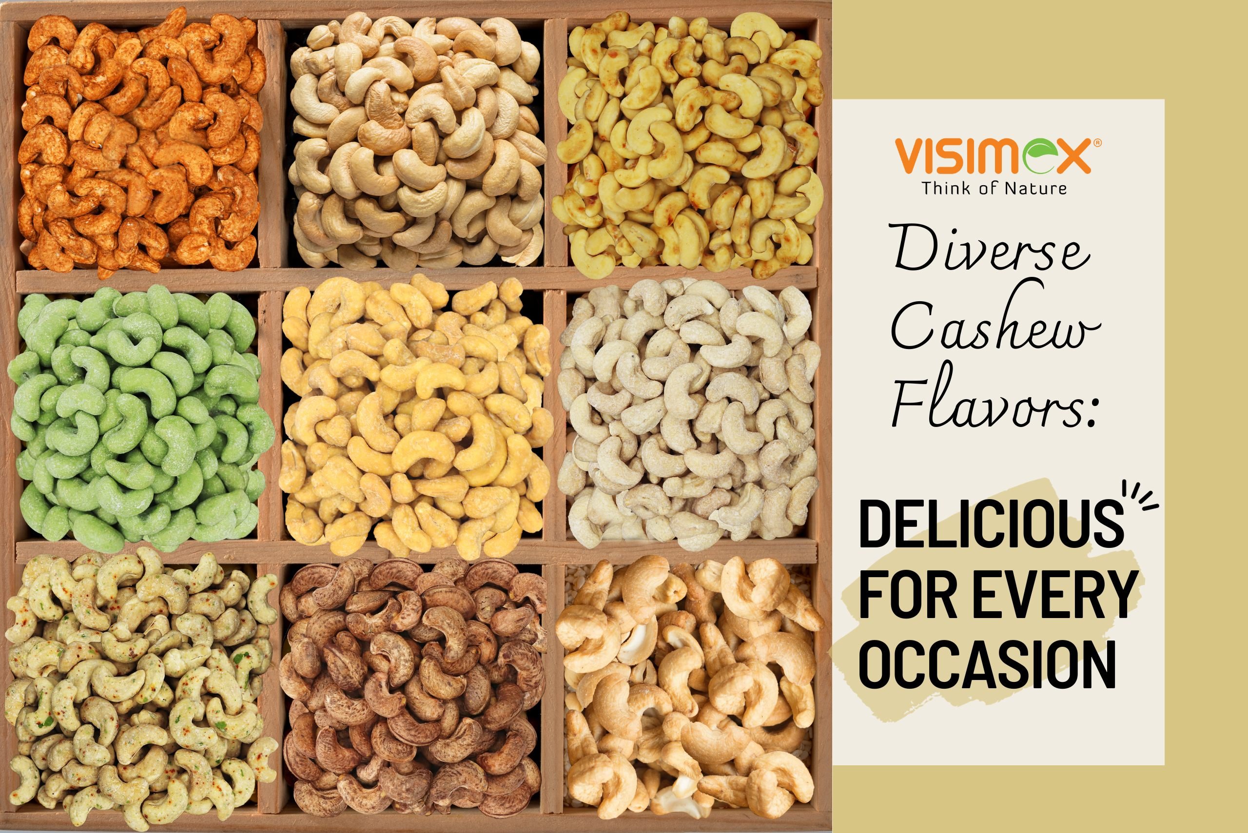 Diverse Cashew Flavors: Delicious for Every Occasion