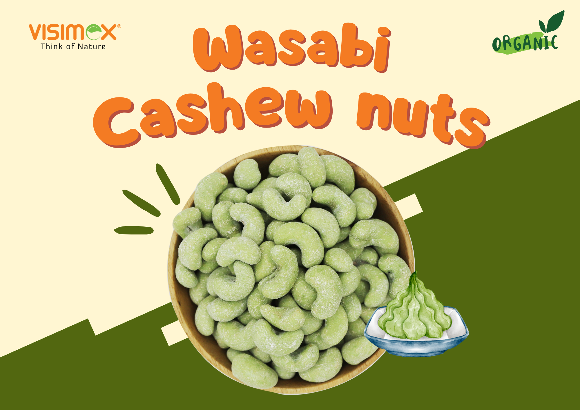 Exploring the Zest of Wasabi Coated Cashew Nuts