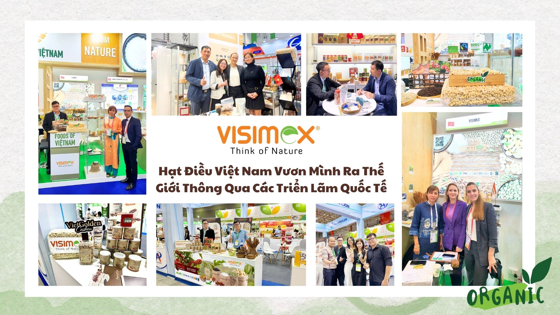 Hạt Điều Việt Nam Vươn Mình Ra Thế Giới Thông Qua Các Triển Lãm Quốc Tế