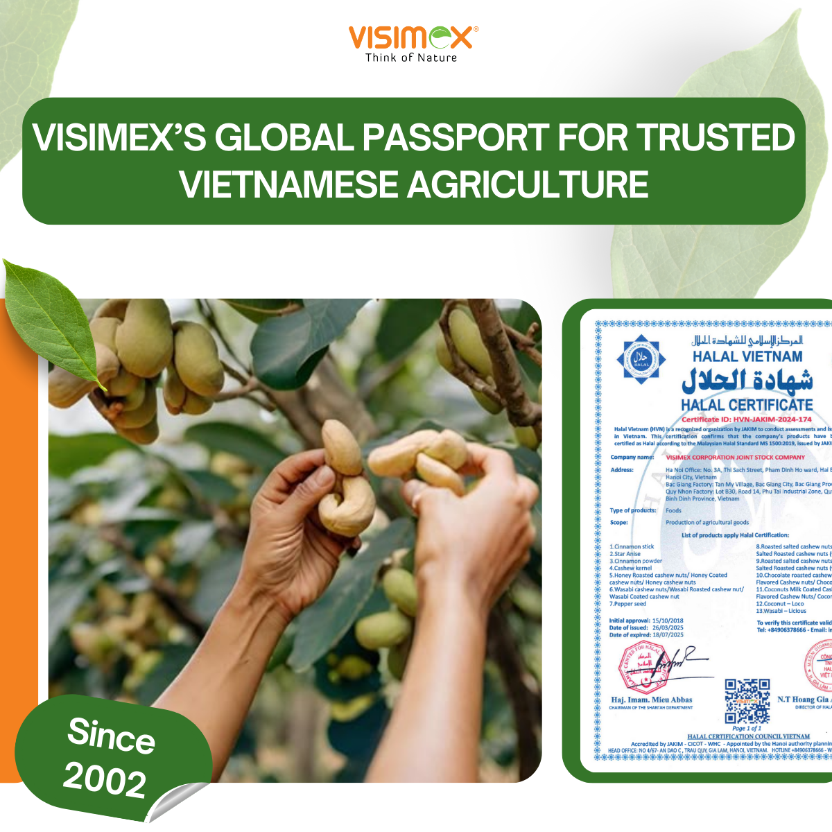 Visimex Expands Global Reach with Halal JAKIM Certification