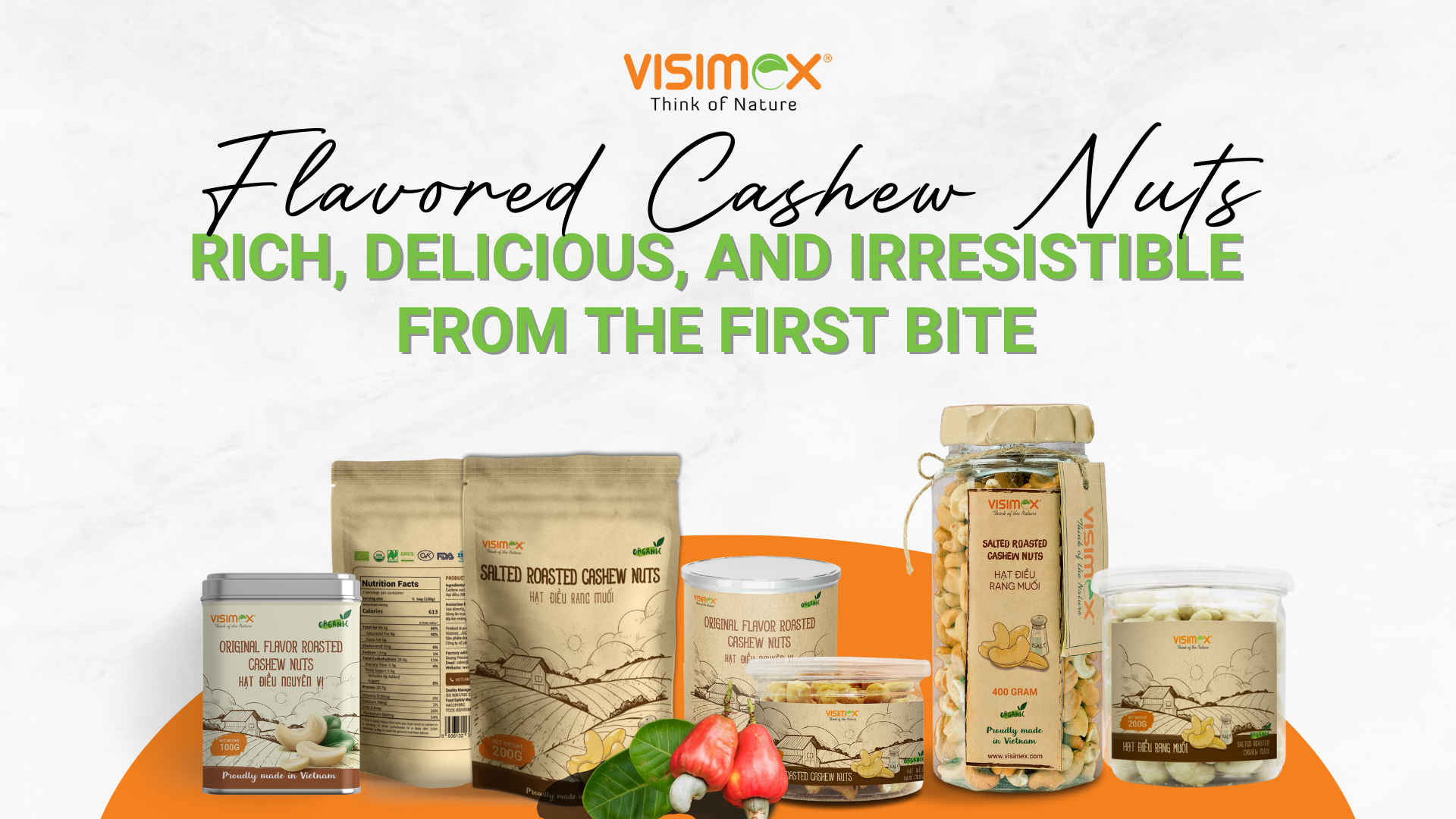 Flavored Cashew Nuts – Rich, Delicious, and Irresistible from the First Bite