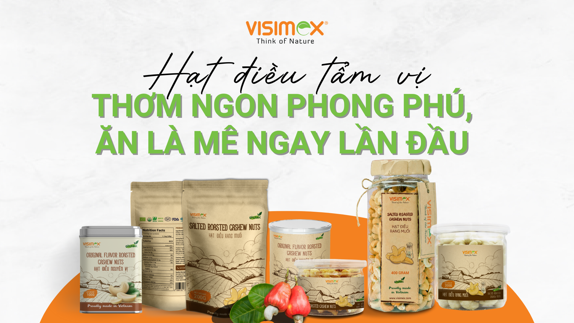 Hạt Điều Tẩm Vị Thơm Ngon Phong Phú, Ăn Là Mê Ngay Lần Đầu