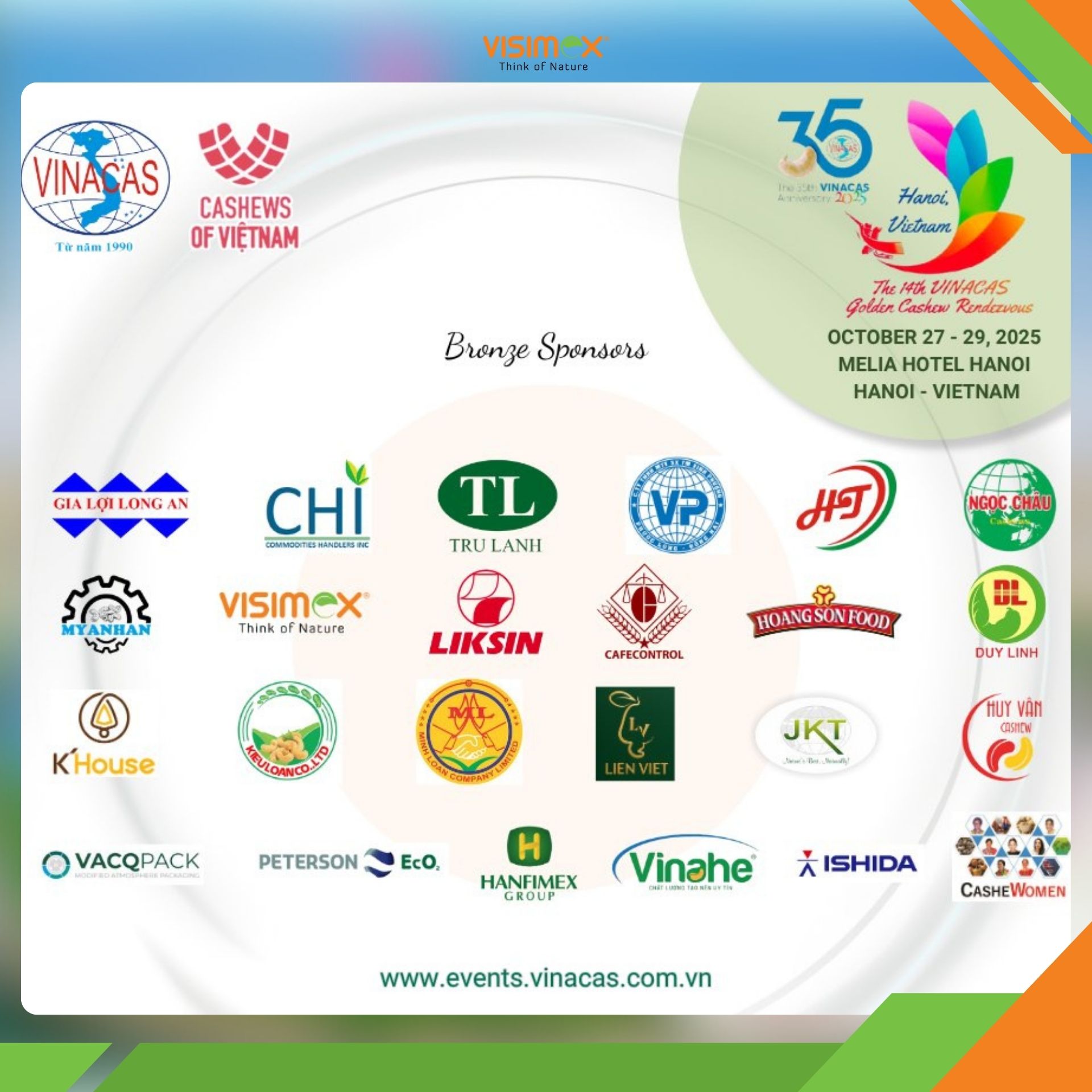Visimex vinh dự đồng hành cùng Hội nghị quốc tế ngành Điều Việt Nam 2025