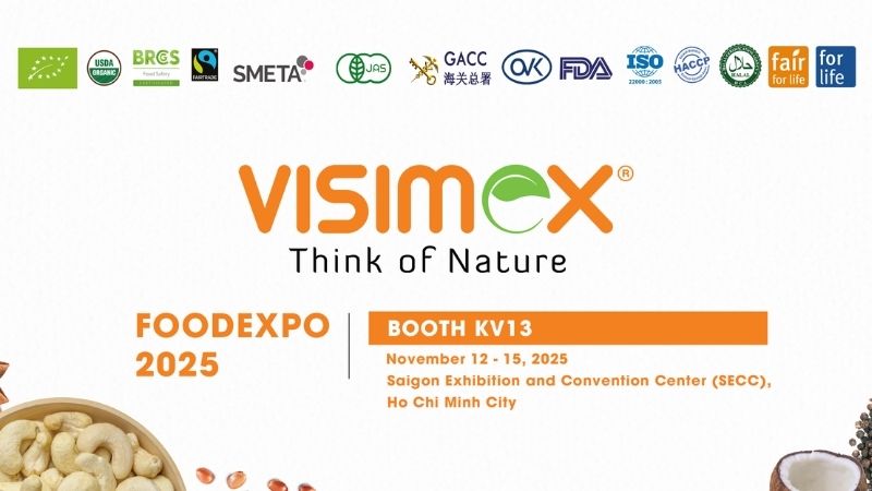 Visimex đồng hành cùng Vietnam FoodExpo 2025 – Lan tỏa giá trị nông sản Việt